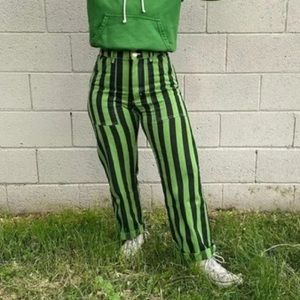 Big Bud Press Green Striped Work Pants